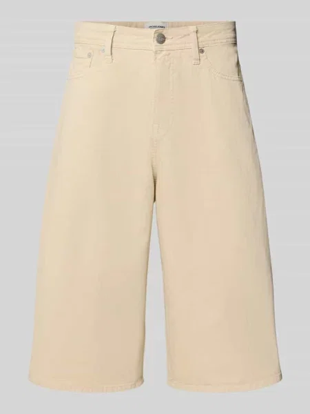 Szorty jeansowe o kroju baggy fit z 5 model ‘OWEN ROY’ Jack & Jones białe