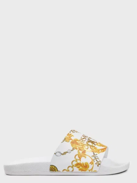 Шлепанцы Versace Jeans Couture белые
