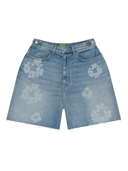 Pantaloni scurți din denim Denim Tears albastru