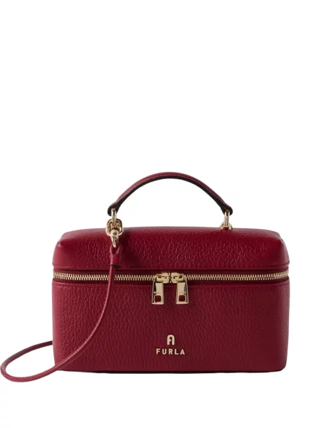 Geantă Furla din piele roșu