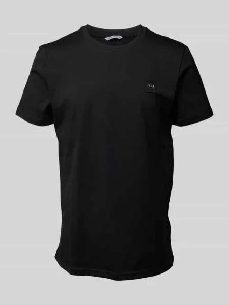 T-shirt z detalem z logo Antony Morato czarna