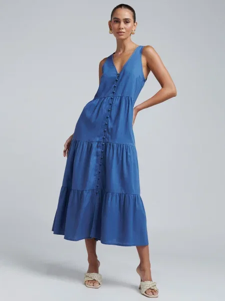 BWLDR Rochie Polly' albastru