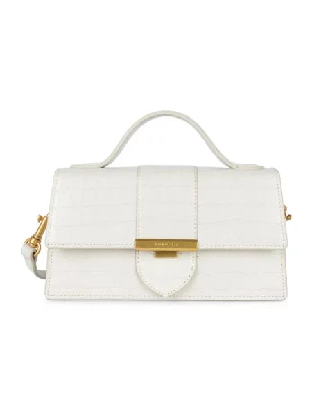 Torebka skórzana Lancaster skórzana beżowa