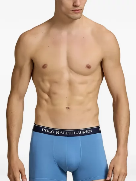 Kožené pantofle Polo Ralph Lauren s autogramem s výstřihem do v zelené