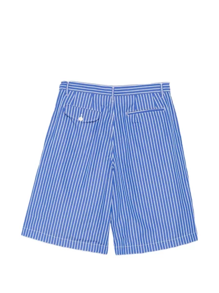 Ριγέ σορτς Comme Des Garçons Shirt μπλε