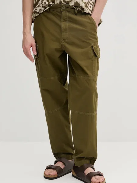 Панталон Barbour Relaxed Fit Cargo с кройка тип карго зелено