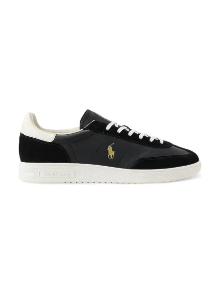 Кожени маратонки Polo Ralph Lauren Bedford Pp мъжки черно