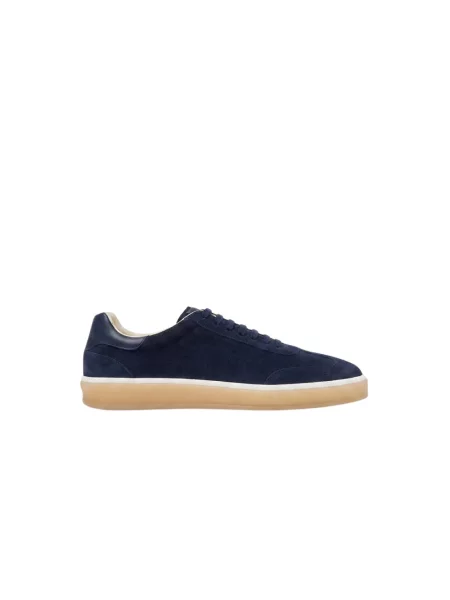 Sneakersy Scarosso zamszowe niebieskie