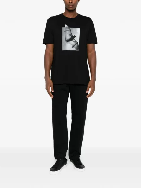 Tricou Boss cu imagine negru