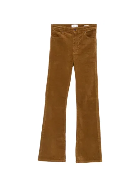 Pantaloni Frame de catifea cord evazate maro