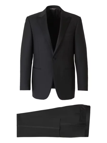 Costum Canali de lână negru