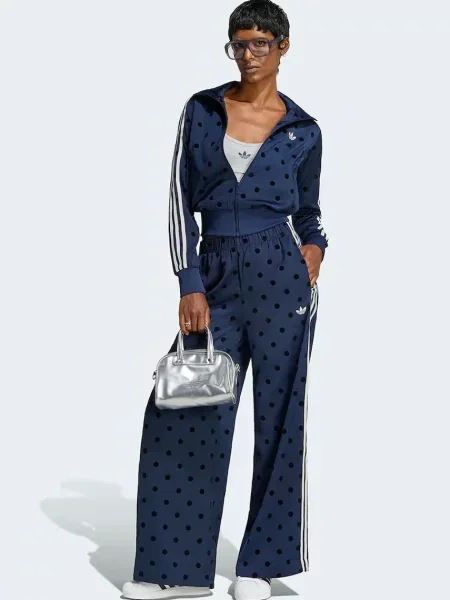 Adidas Originals кофта на застібці Satin Polka Dots