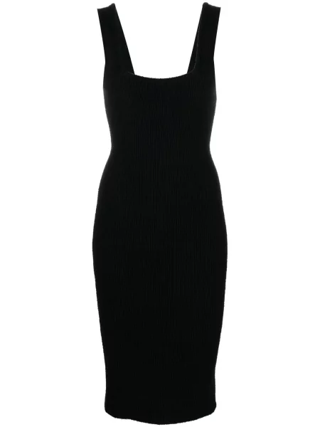 Rochie midi Wardrobe.nyc fără mâneci până la genunchi de costum negru