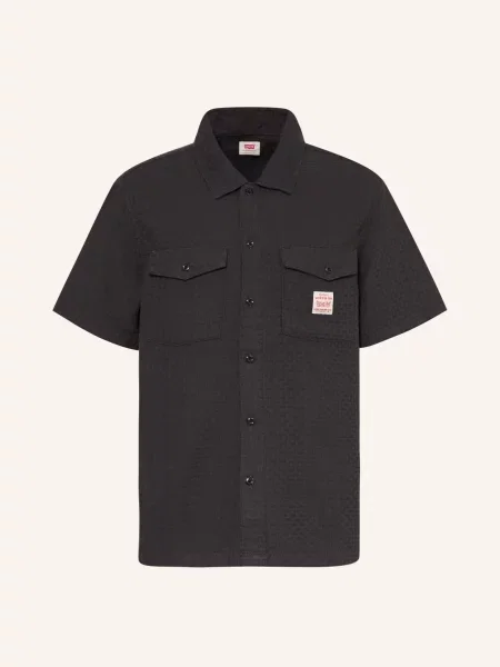 Levi's® Košile S Krátkým Rukávem Relaxed Fit černá