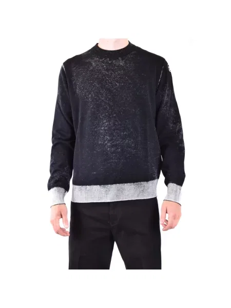 Dzianinowy sweter Diesel czarny