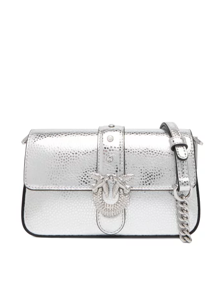 Kabelka PINKO stříbrná