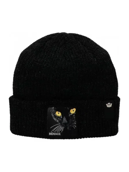 Lniana czapka Goorin Bros czarna