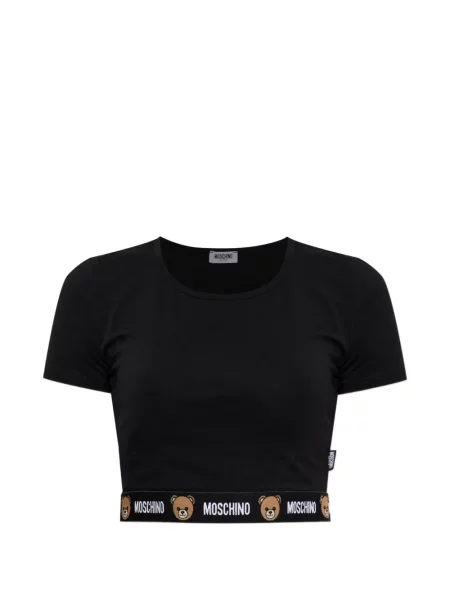 Tricou grafic Moschino cu imagine negru