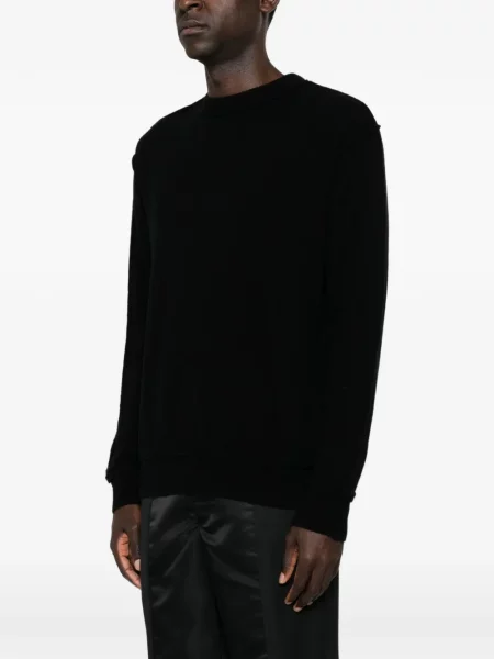 Pulover Undercover cu decolteu rotund negru