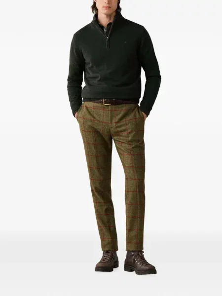 Pulover Hackett London de lână verde