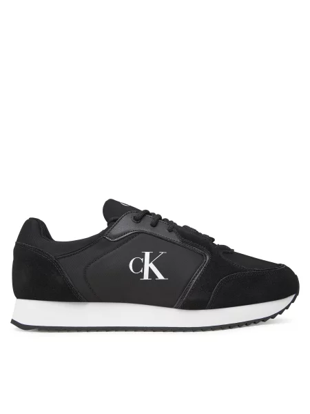 Кросівки Calvin Klein Retro Runner Sock Lace Up Ny-Su Calvin Navy/Bright White/Gum білі