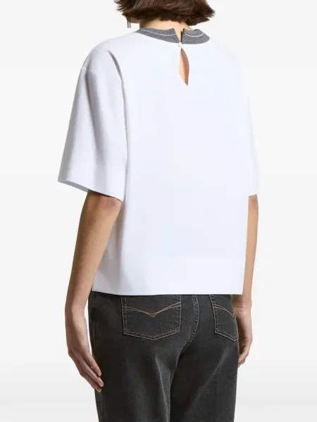 Tricou Peserico alb