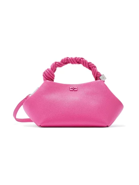 GANNI Bou Small torebka crossbody z imitacji skóry różowa