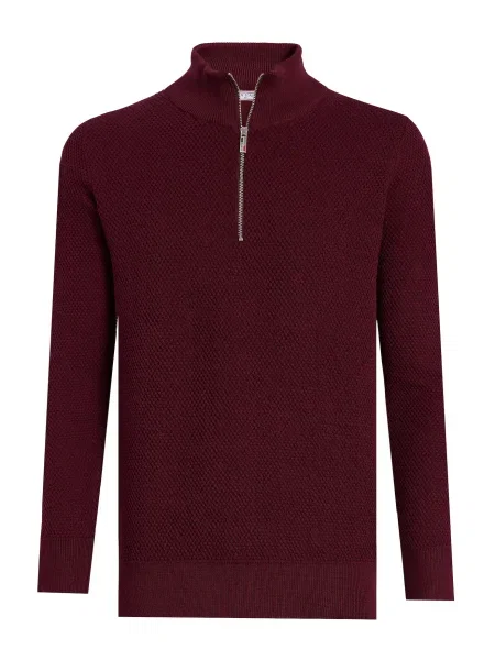 Felix Hardy Pulover bordeaux roșu