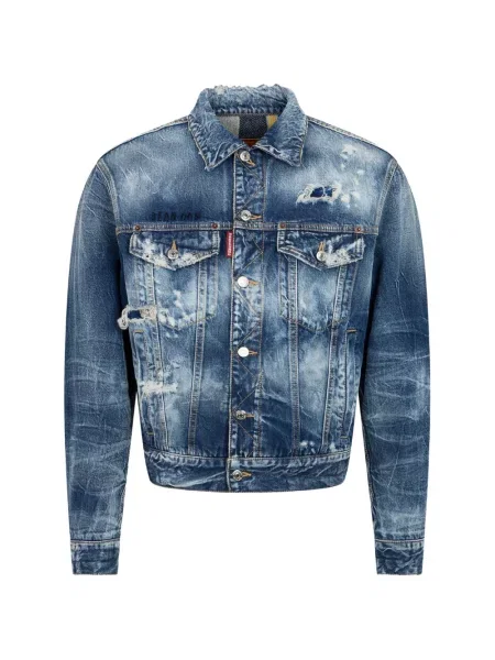 Geacă Dsquared2 clasică albastru
