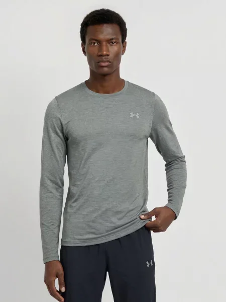 Under Armour Funkční Tričko Ua Wool Run šedá