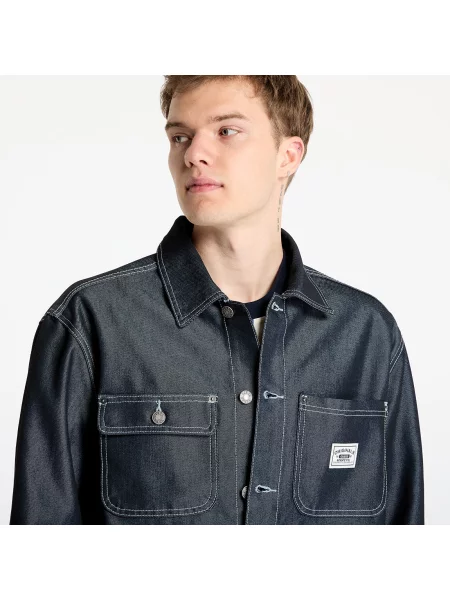 Яке Guess Originals Metallic Chore Jacket Go Metallic Blue M синьо