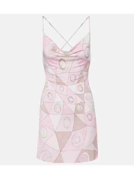 Rochie Pucci din jerseu roz