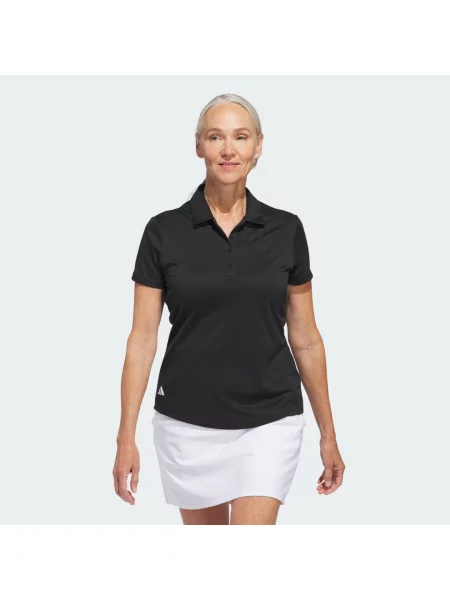 Koszulka polo z krótkim rękawem Solid Performance czarne