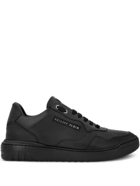 Sneakerși Philipp Plein din piele cu autograf negru
