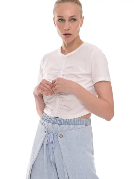 Tricou Connect Me' alb