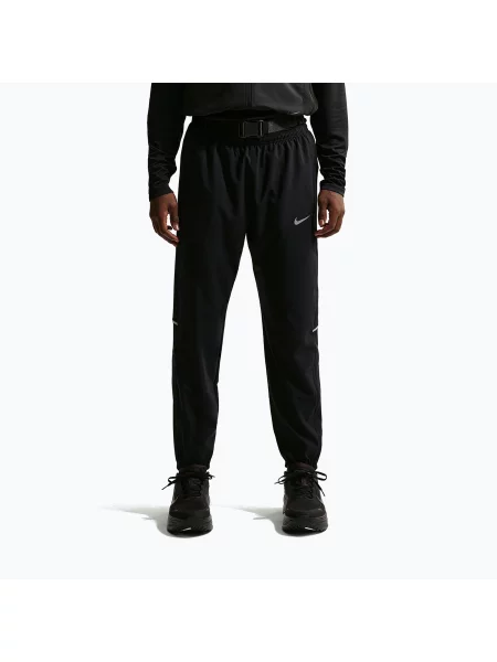 Pantaloni de alergare pentru bărbați Nike Miler Dri-Fit Woven black/black negru