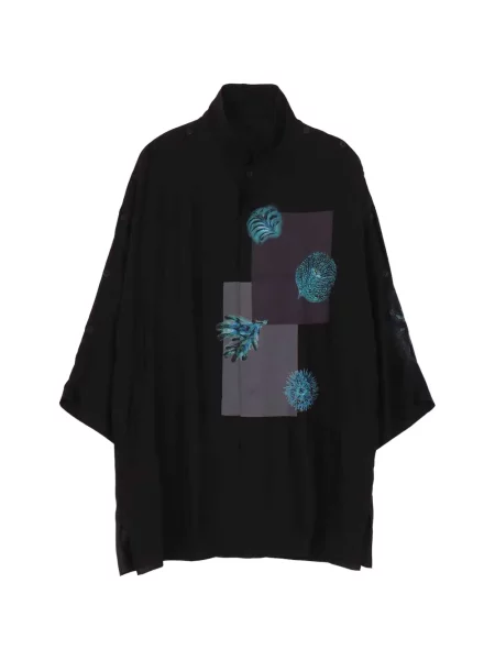 Grafic cămașă Yohji Yamamoto negru