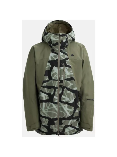 Kurtka z kapturem Burton Reserve 2L khaki S zielona