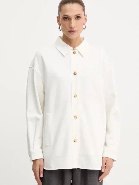 MM camasa COMMA cu guler clasic relaxed alb