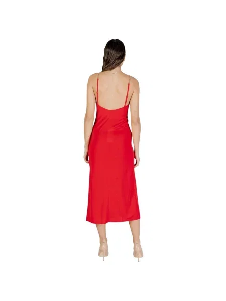 Odgovarati midi haljina Morgan De Toi iznad koljena crvena