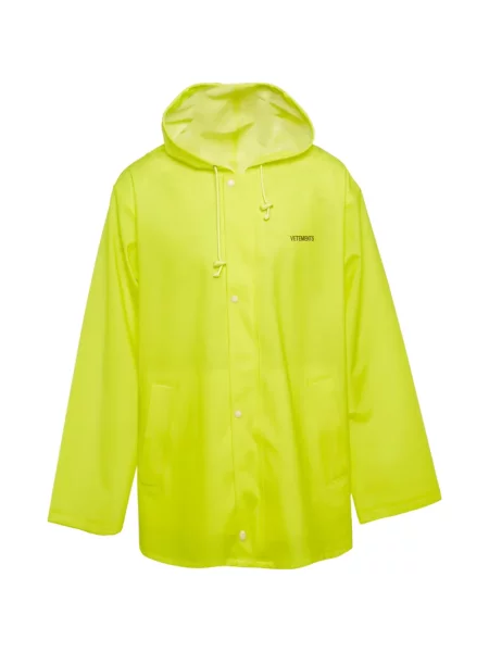 Pelerină de ploaie Vetements cu imagine galben