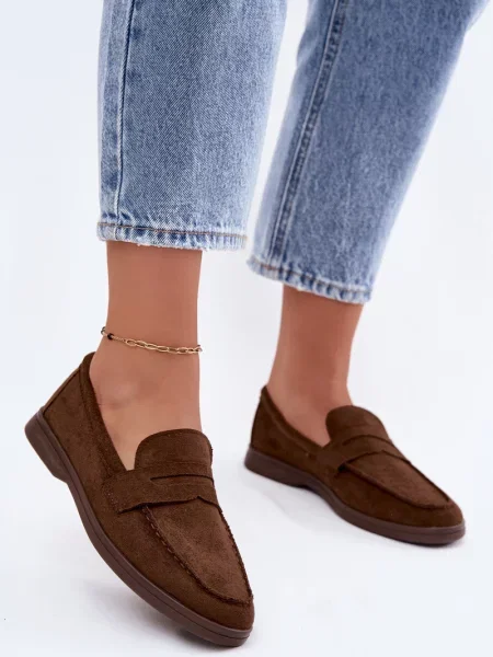 Mocasini Boto din piele alb
