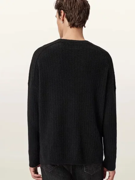 Шерстяной свитер Allsaints черный