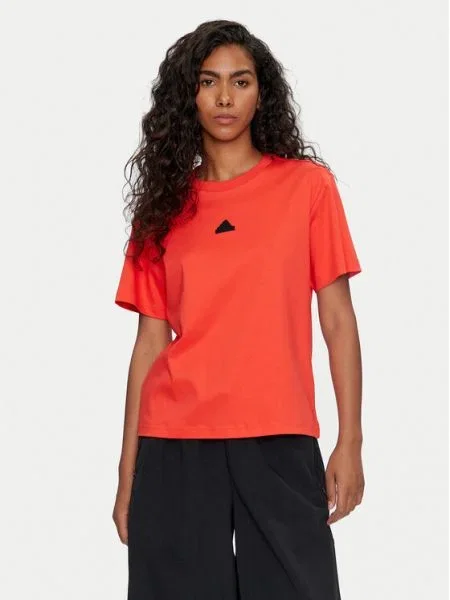 Tricou Adidas cu imagine portocaliu