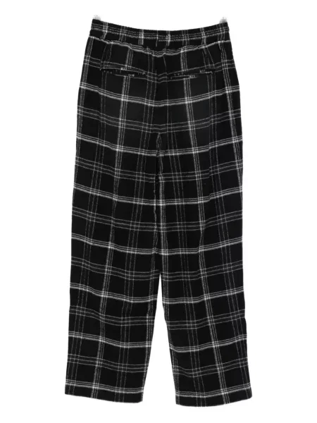 Pantaloni Joshua Sanders în carouri negru