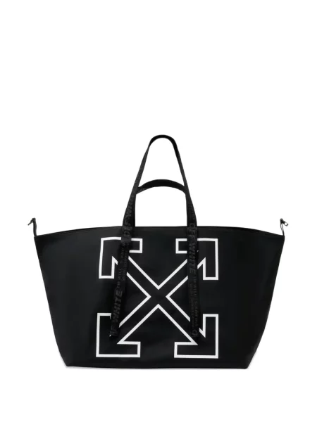 Geantă shopper Off-white alb