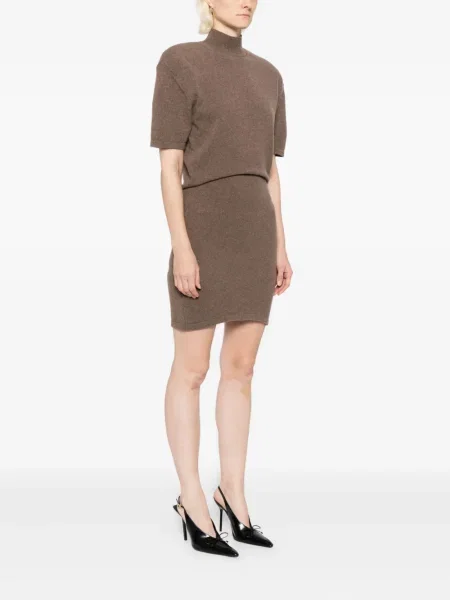 Rochie Jacquemus de costum maro