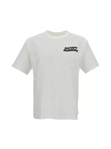 T-shirt Satisfy MothTech T-Shirt Off-White XL biała