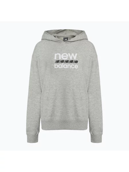 Bluza New Balance Sport Graphic French Terry Hoodie athletic grey szara