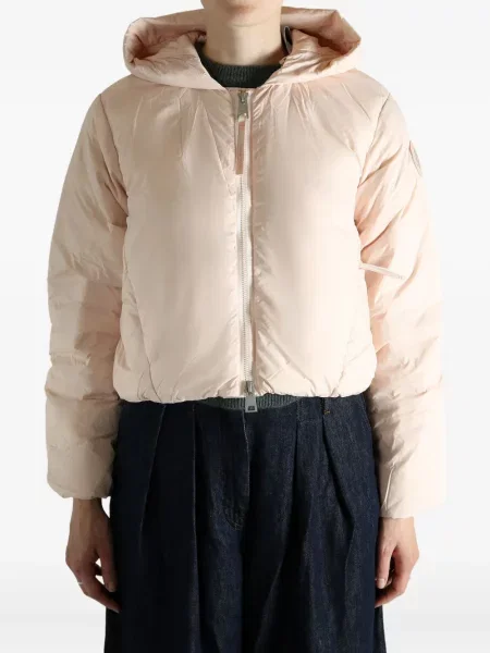 Bunda Canada Goose s kapucí růžová